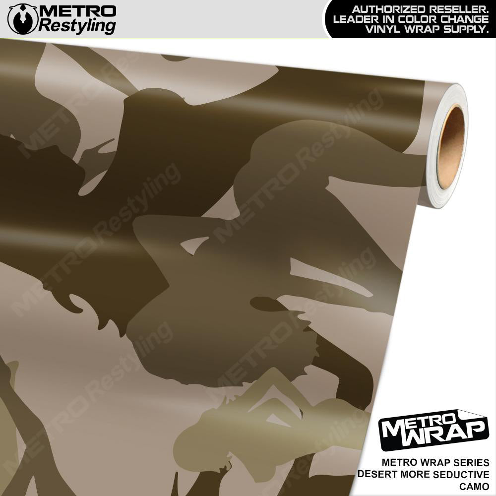 Metro Wrap More Seductive Desert Camouflage Vinyl Film