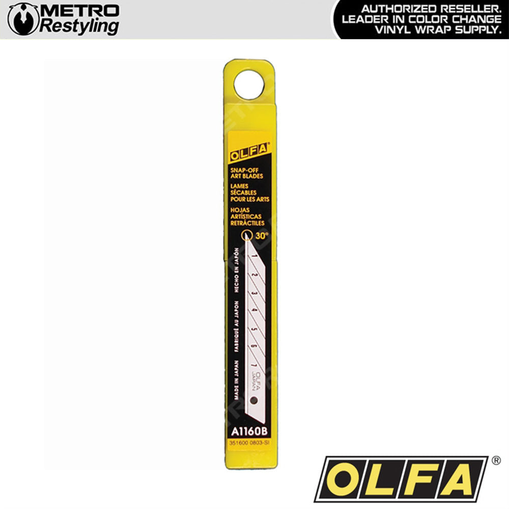 LAMOLFA30 - 10 lames de rechange cutter 30° Olfa - HEXIS Online