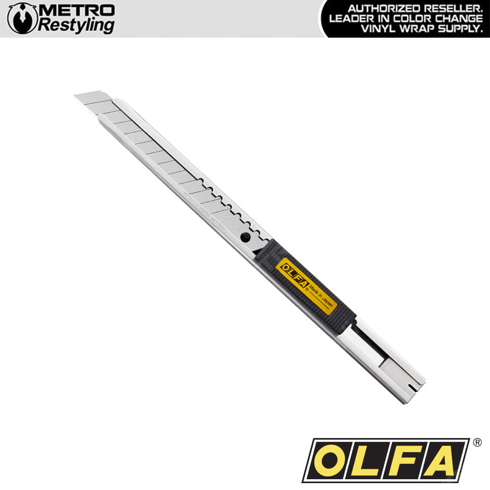 OLFA 9mm Stainless Steel Snap-Off Auto-Lock Blade Knife