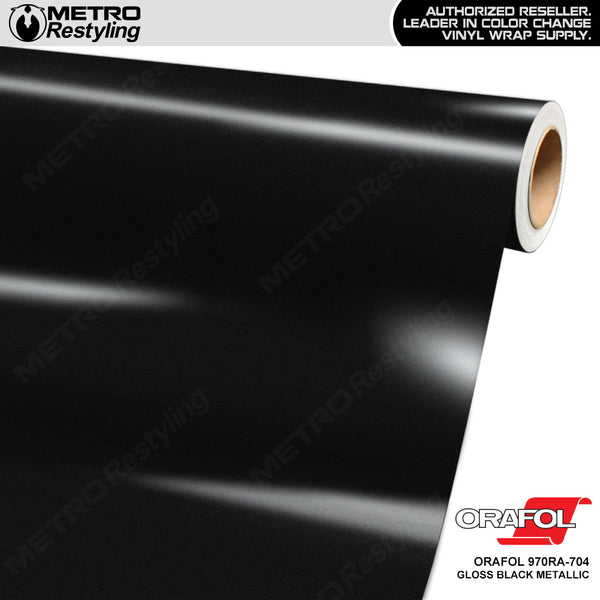 Orafol Gloss Black Metallic Vinyl Wrap | Metro Restyling