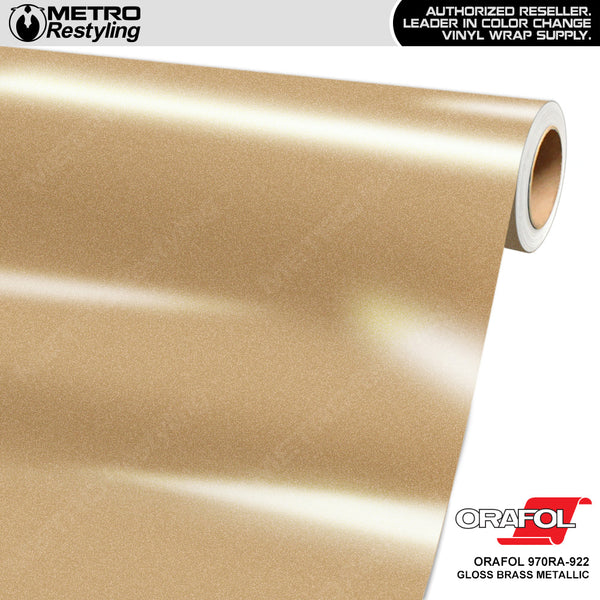 Orafol Gloss Brass Metallic Vinyl Wrap | Metro Restyling