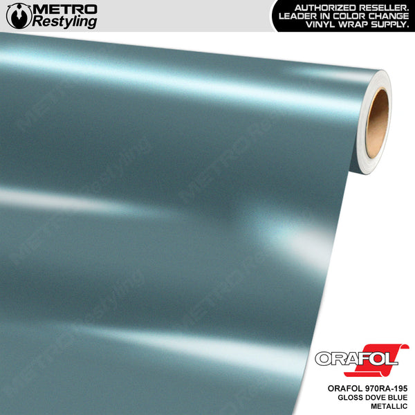 Orafol Gloss Dove Blue Metallic Vinyl Wrap | Metro Restyling