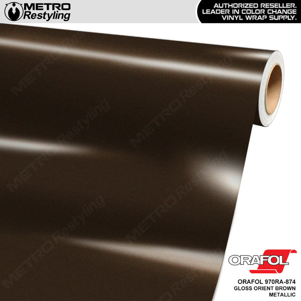Orafol Gloss Orient Brown Metallic Vinyl Wrap | Metro Restyling