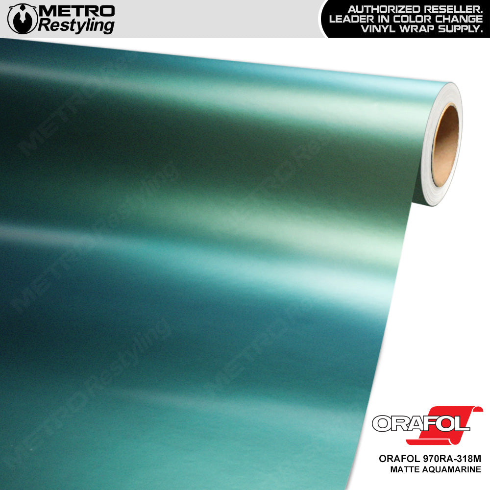 Orafol Matte Aquamarine Vinyl Wrap | Metro Restyling