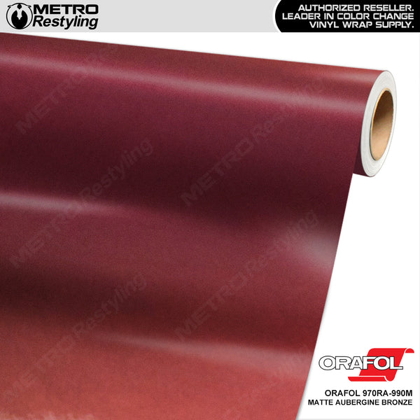 Orafol Matte Aubergine Bronze Vinyl Wrap | Metro Restyling