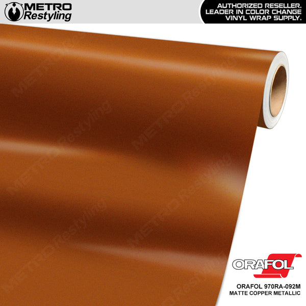 Orafol Matte Copper Metallic Vinyl Wrap | Metro Restyling (Special
