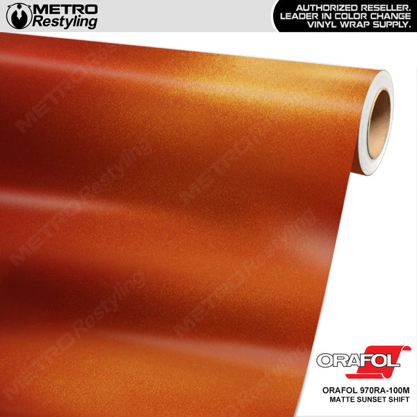 Orafol Matte Sunset Shift Vinyl Wrap | Metro Restyling
