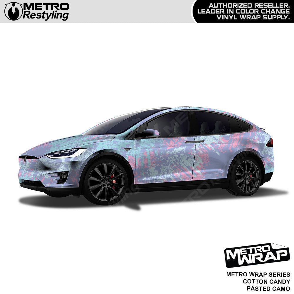 Metro Wrap Pasted Cotton Candy Camouflage Vinyl Film