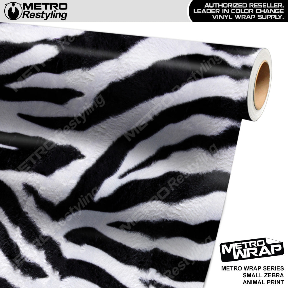 Metro Wrap Small Zebra Animal Print Vinyl Film