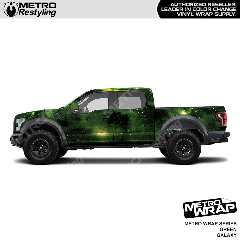 Metro Wrap Green Galaxy Vinyl Film