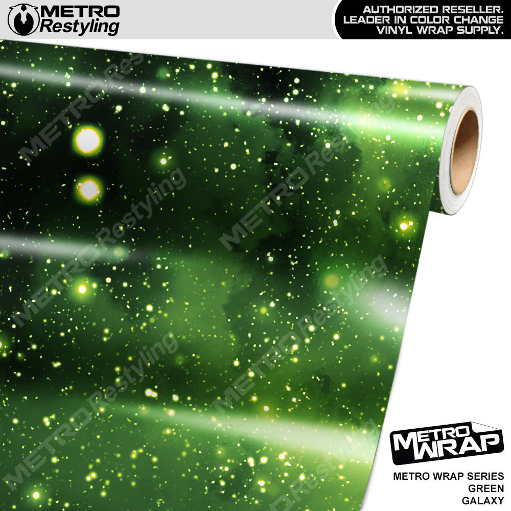 Metro Wrap Green Galaxy Vinyl Film