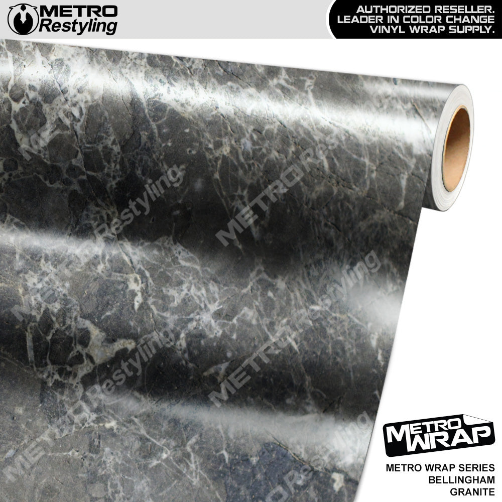 Metro Wrap Bellingham Granite Vinyl Film