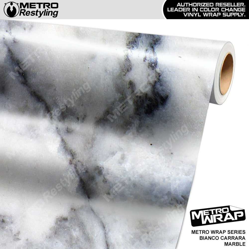 Metro Wrap Bianco Carrara Marble Vinyl Film