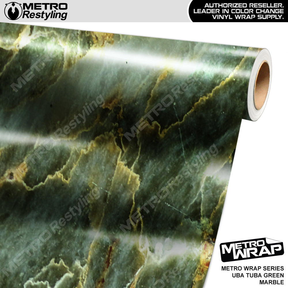 Metro Wrap Uba Tuba Green Marble Vinyl Film