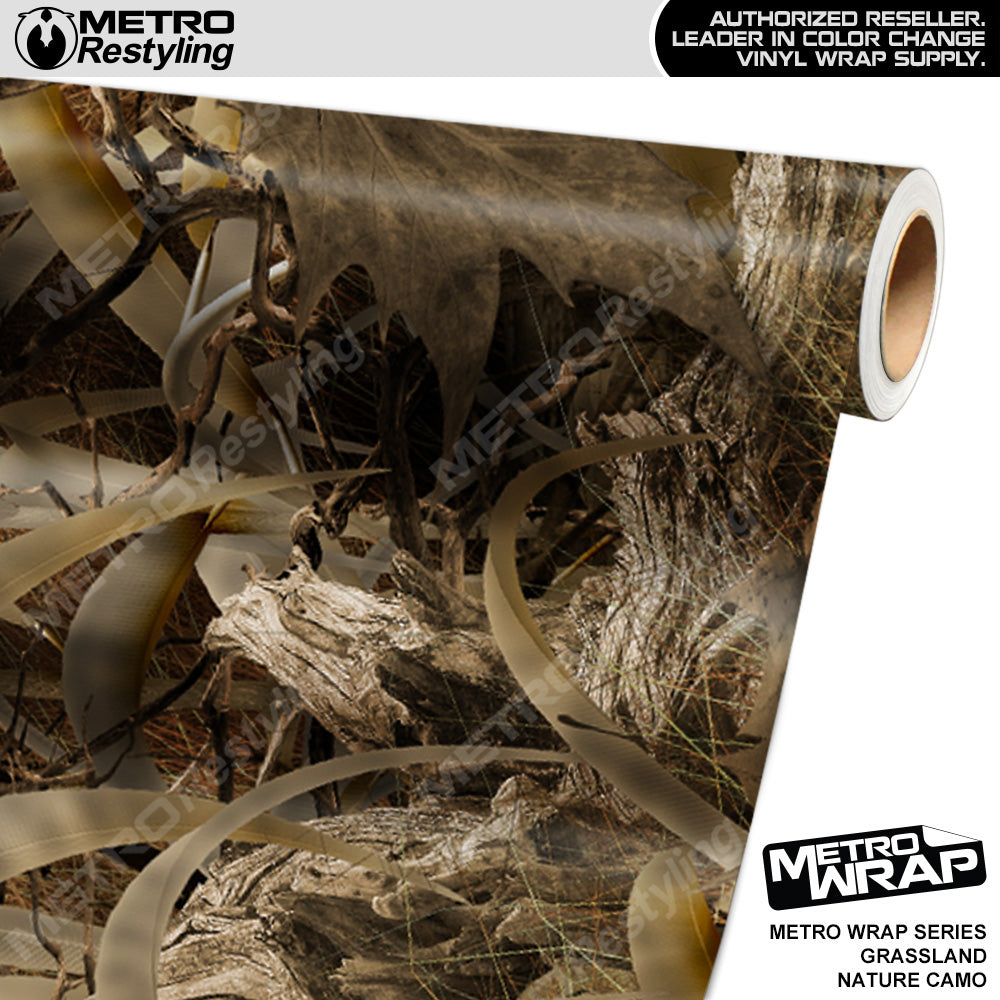 Metro Wrap HD Grassland Nature Camouflage Vinyl Film