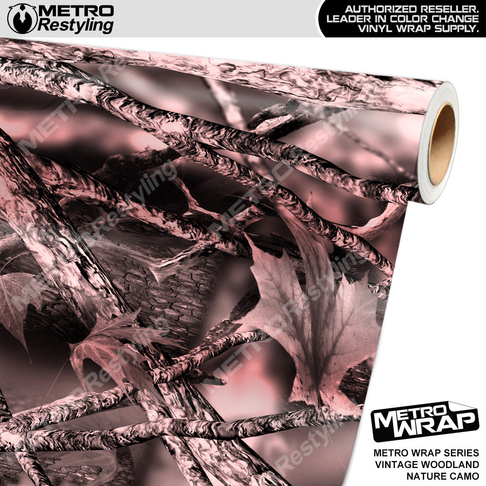 Metro Wrap HD Vintage Woodland Nature Camouflage Vinyl Film