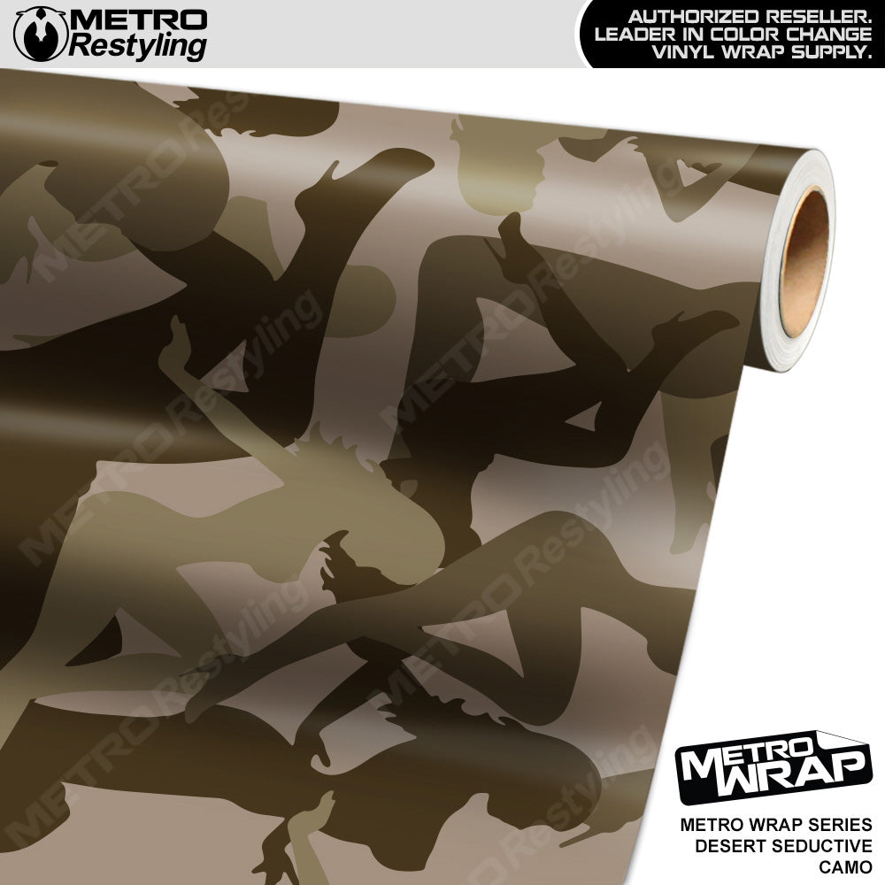 Metro Wrap Seductive Desert Camouflage Vinyl Film