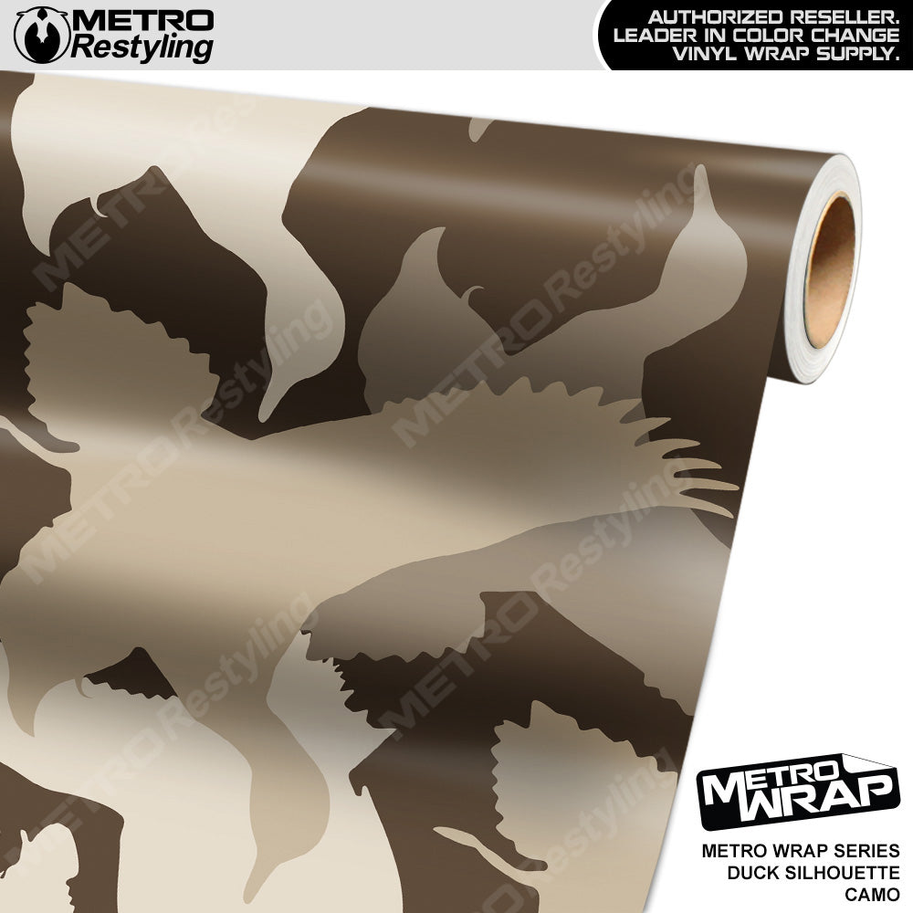Metro Wrap Duck Silhouette Camouflage Vinyl Film