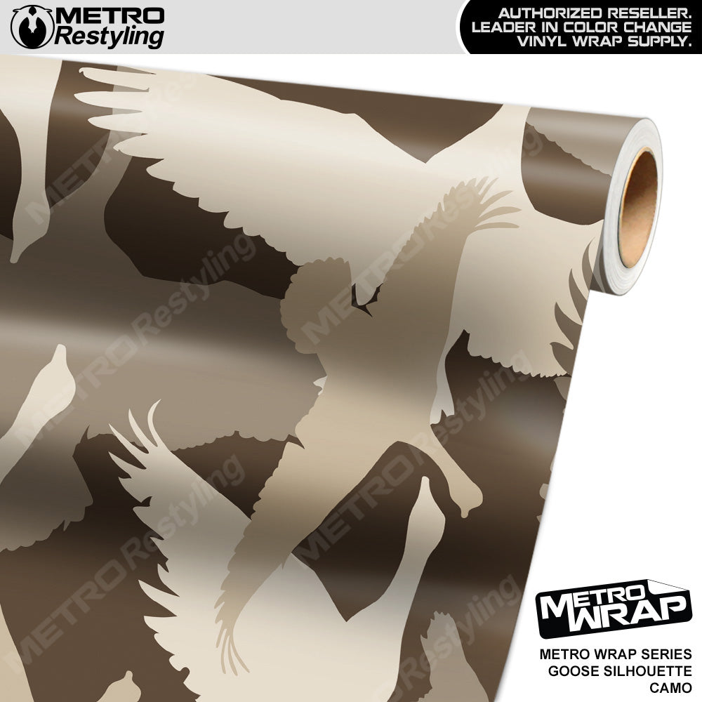 Metro Wrap Goose Silhouette Camouflage Vinyl Film