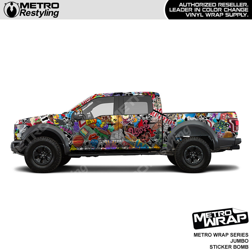 Metro Wrap Jumbo Sticker Bomb Vinyl Film