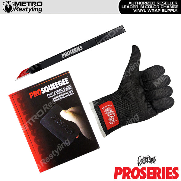 PID PROSERIES PROGLOVE HD Black Pair of Vinyl Wrap Gloves (Large)
