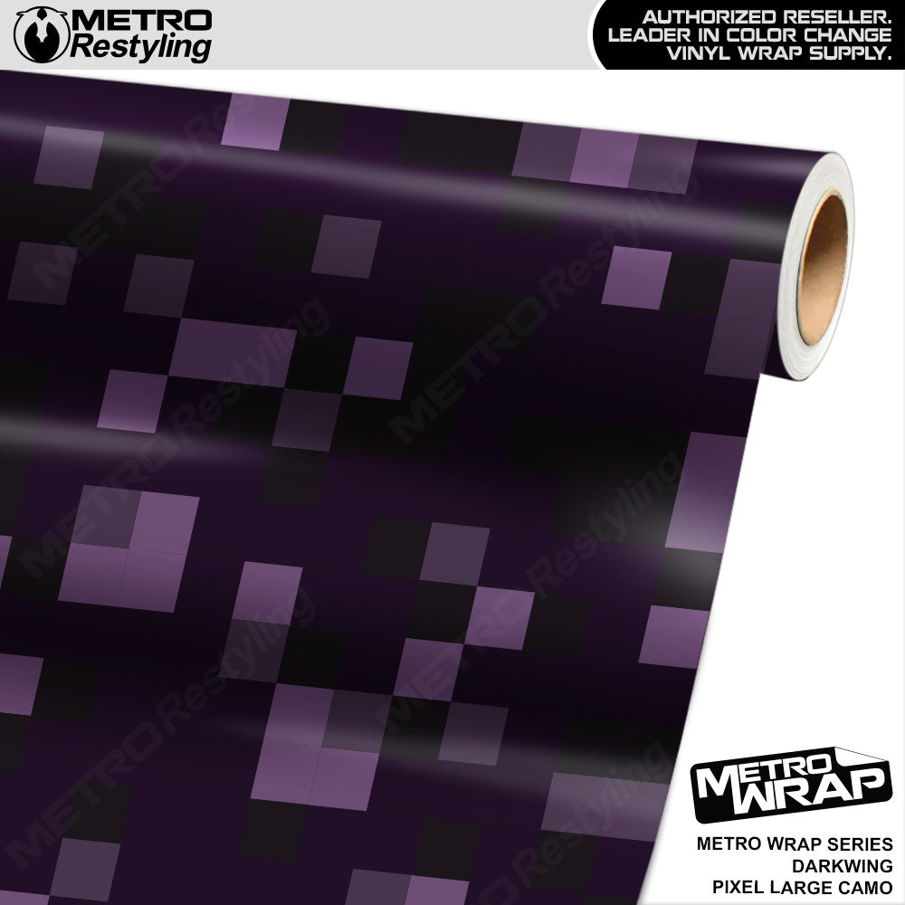Metro Wrap Large Pixel Darkwing Camouflage Vinyl Film