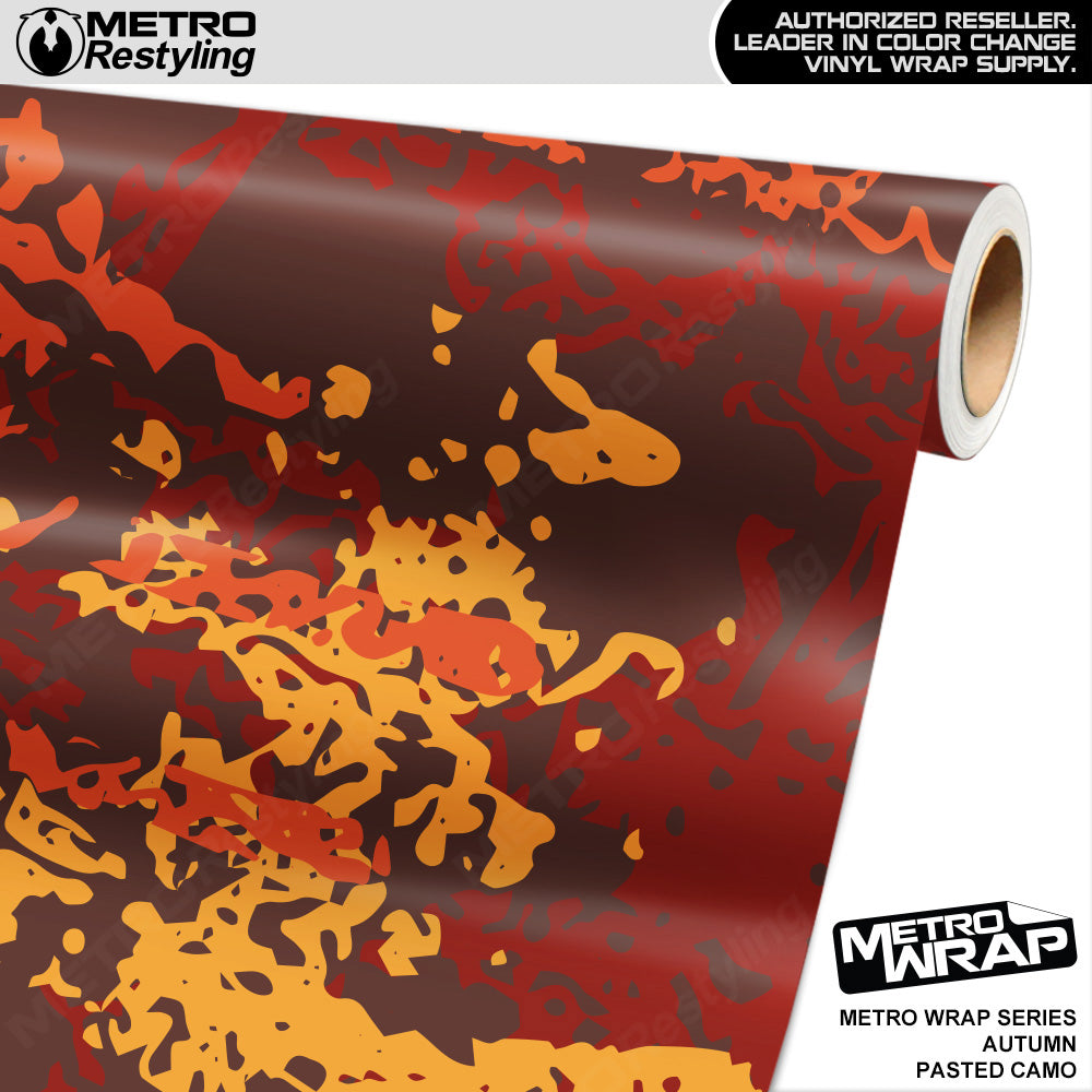 Metro Wrap Pasted Autumn Camouflage Vinyl Film