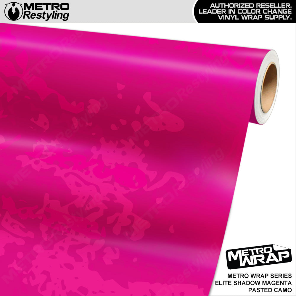 Metro Wrap Pasted Elite Shadow Magenta Camouflage Vinyl Film