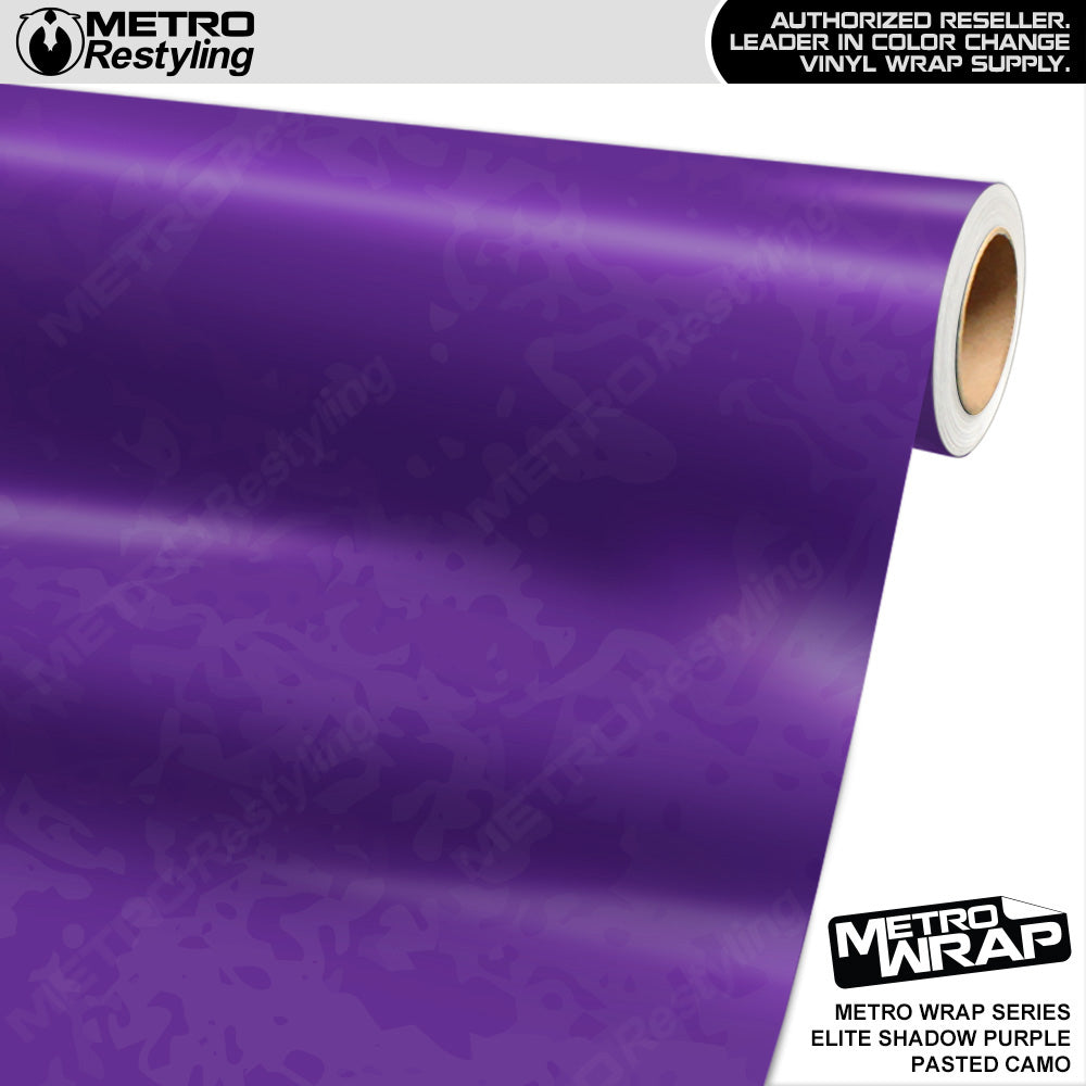Metro Wrap Pasted Elite Shadow Purple Camouflage Vinyl Film