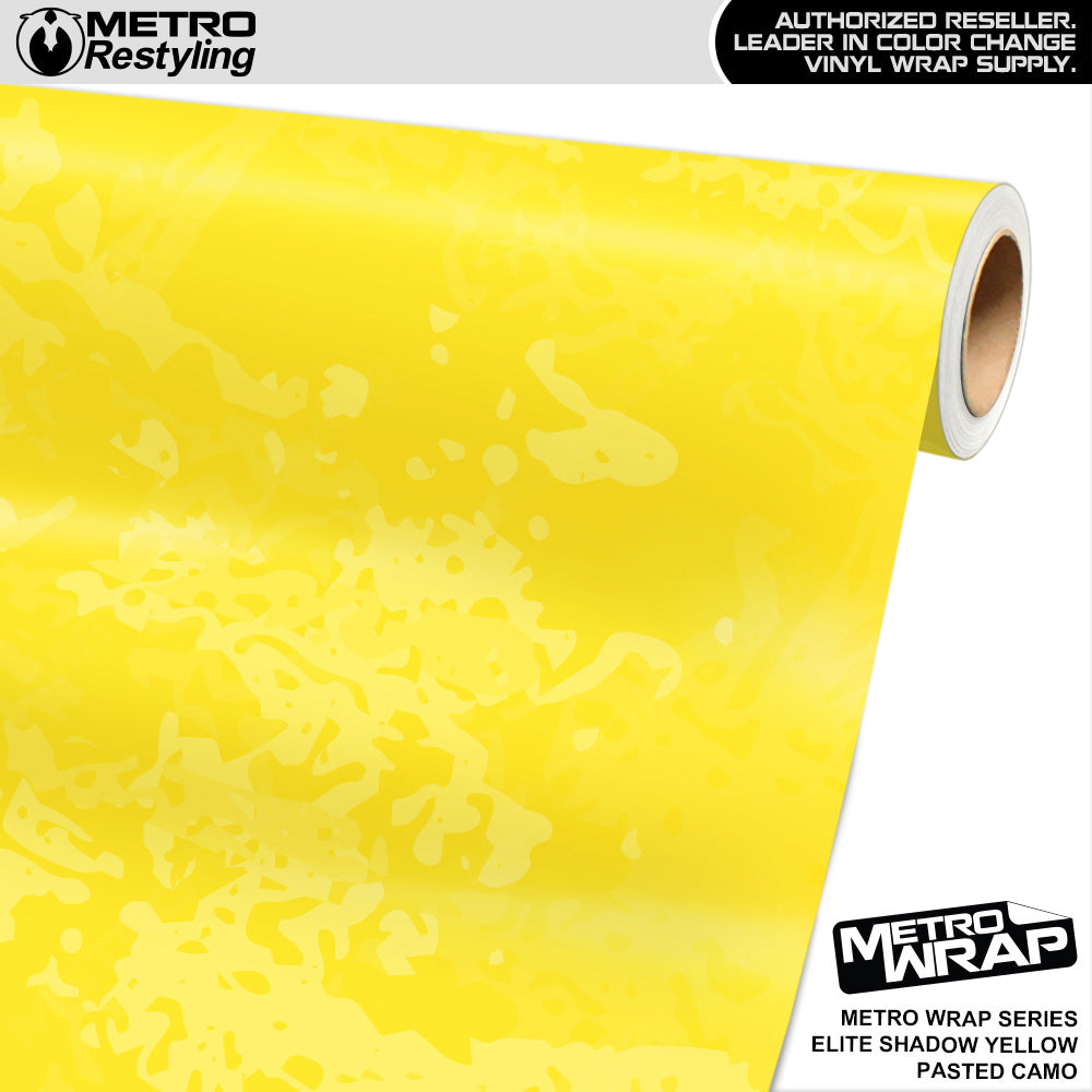 Metro Wrap Pasted Elite Shadow Yellow Camouflage Vinyl Film