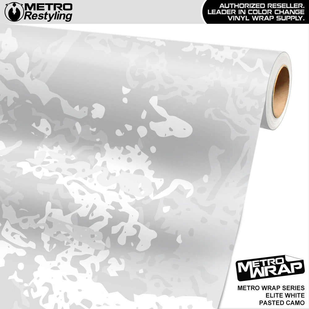 Metro Wrap Pasted Elite White Camouflage Vinyl Film