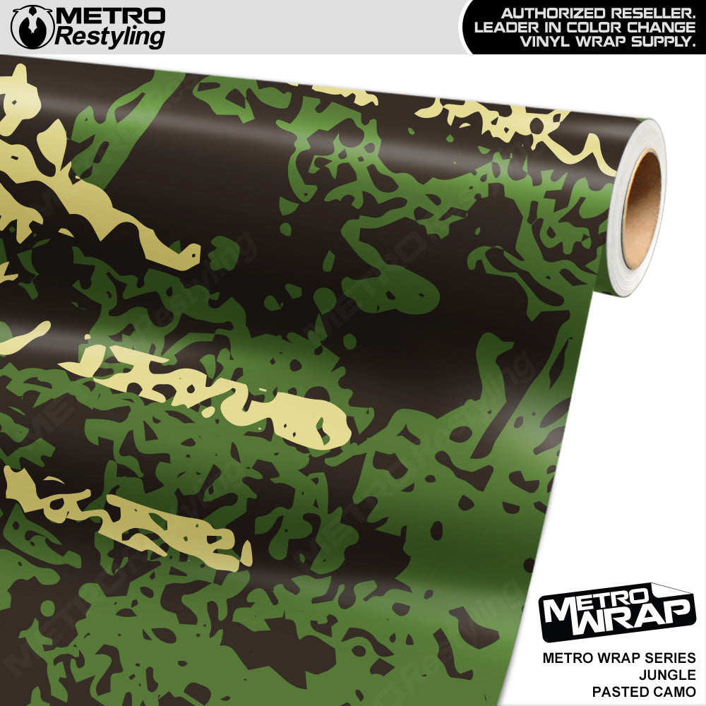Metro Wrap Pasted Jungle Camouflage Vinyl Film