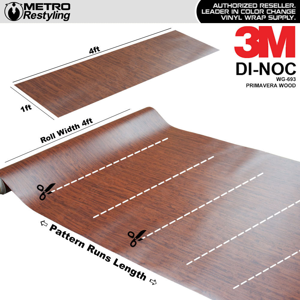 3M DI-NOC Primavera Woodgrain Vinyl