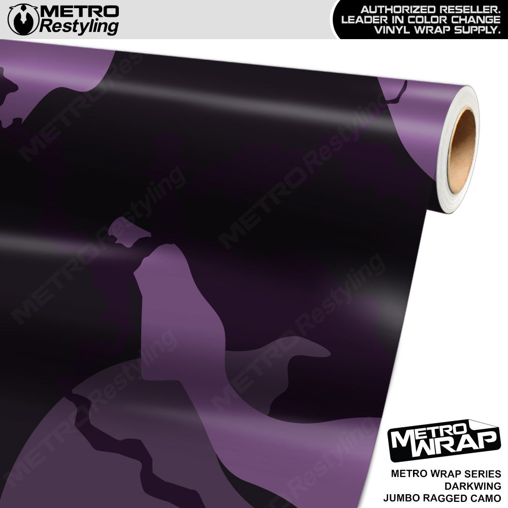 Metro Wrap Jumbo Ragged Darkwing Camouflage Vinyl Film