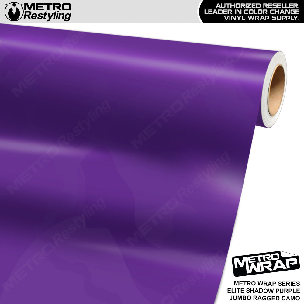 Metro Wrap Jumbo Ragged Elite Shadow Purple Camouflage Vinyl Film