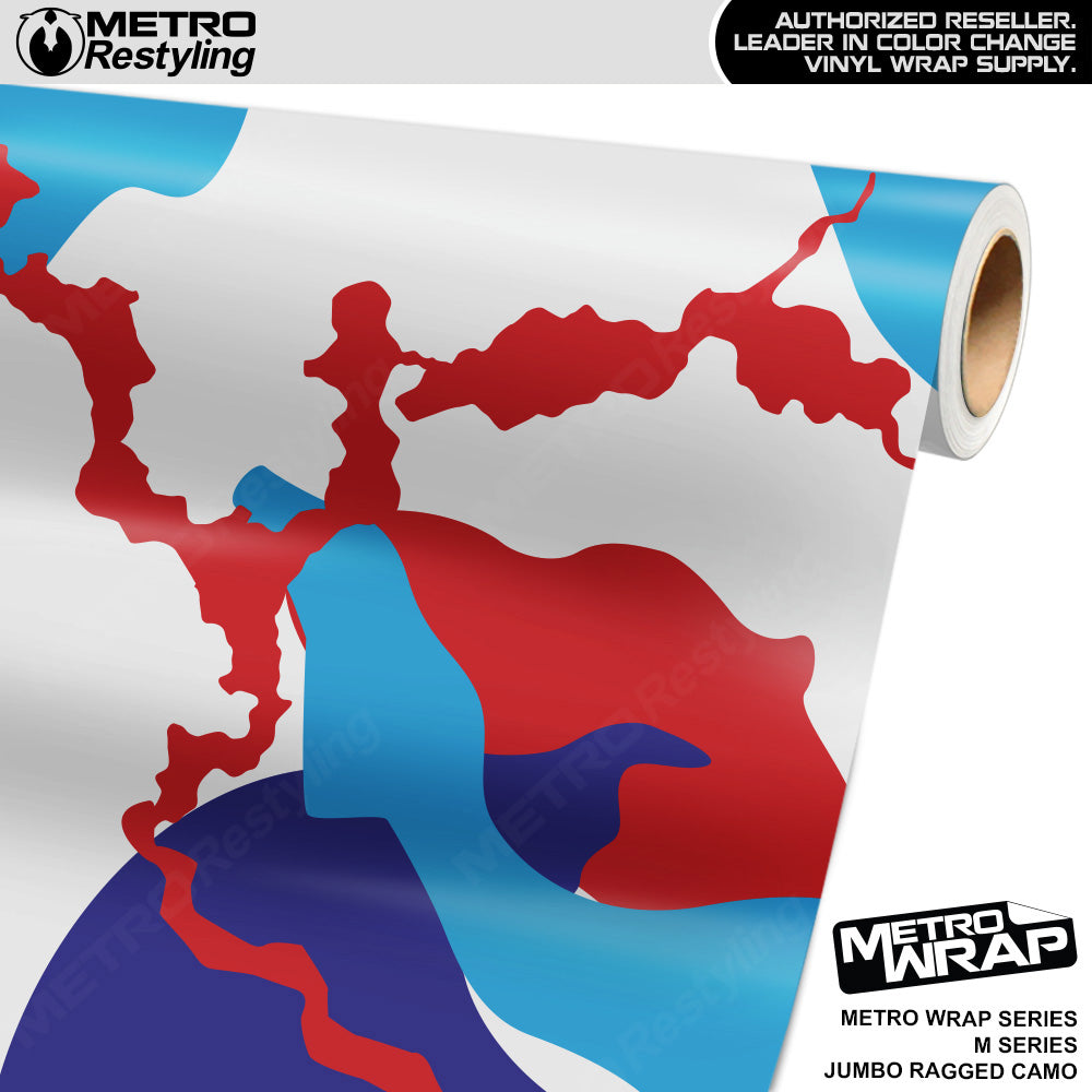 Metro Wrap Jumbo Ragged M Series Camouflage Vinyl Film