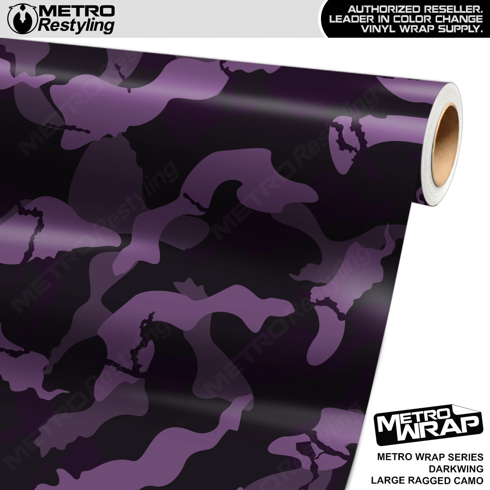 Metro Wrap Large Ragged Darkwing Camouflage Vinyl Film