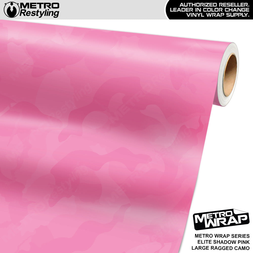 Metro Wrap Large Ragged Elite Shadow Pink Camouflage Vinyl Film