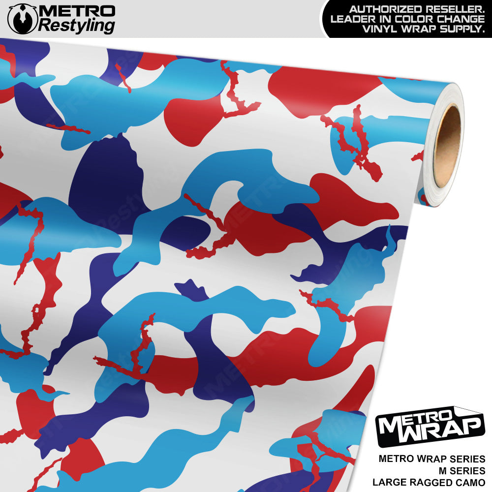 Metro Wrap Large Ragged M Series Camouflage Vinyl Film