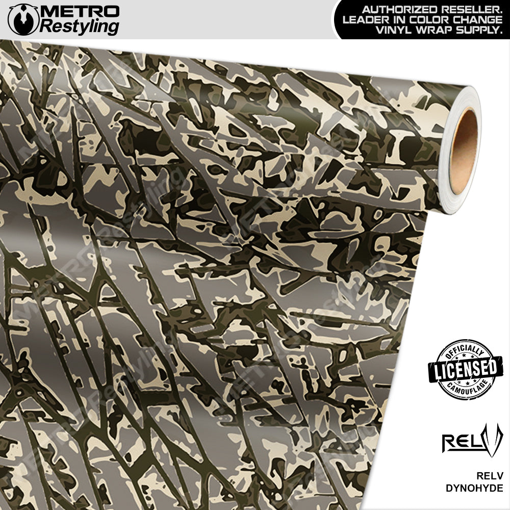RELV Dynohyde Camo Vinyl Wrap Film