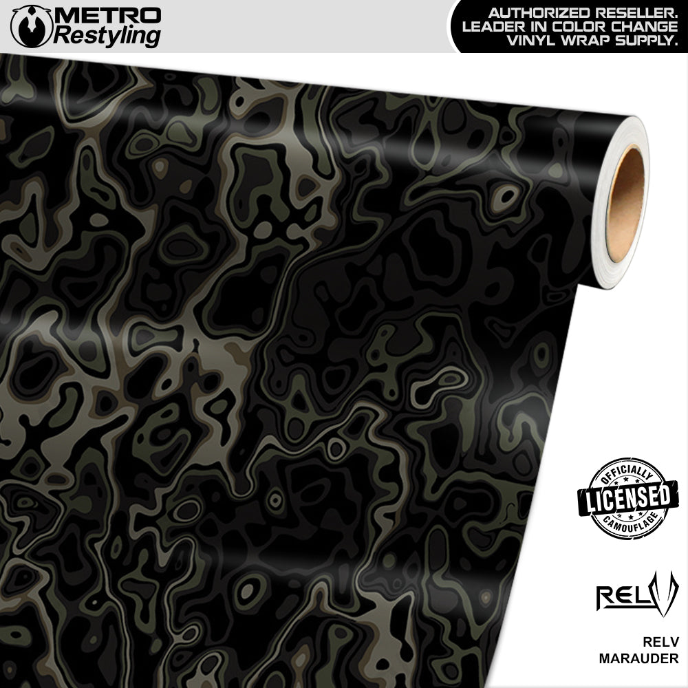 RELV Marauder Camouflage Vinyl Wrap Film