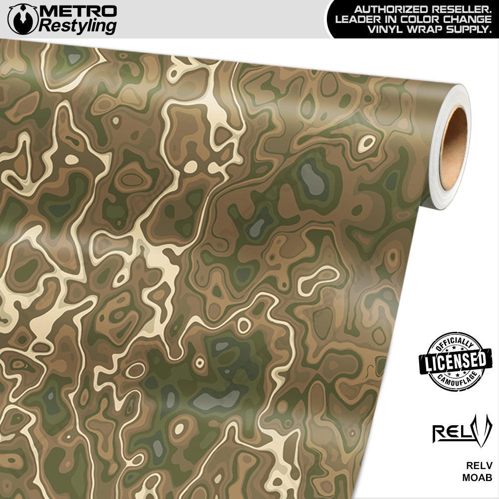 RELV Moab Camouflage Vinyl Wrap Film