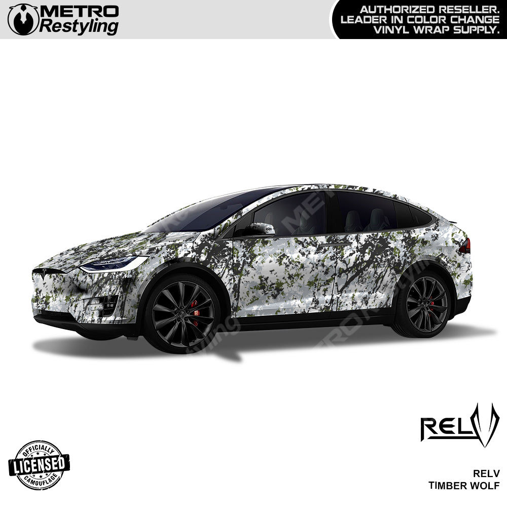 RELV Timber Wolf Camouflage Car Wrap