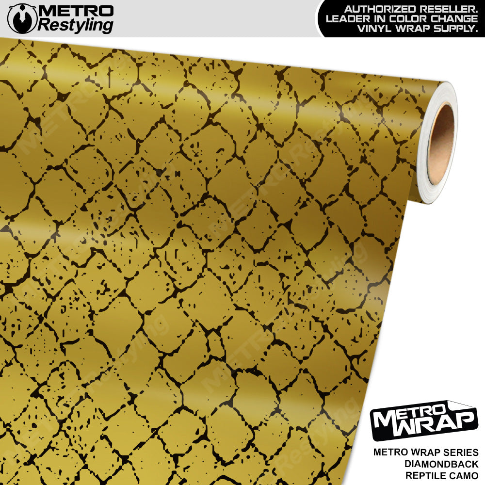 Metro Wrap Scale Diamondback Camouflage Vinyl Film