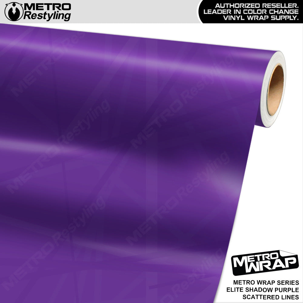 Metro Wrap Scattered Lines Elite Shadow Purple Vinyl Film