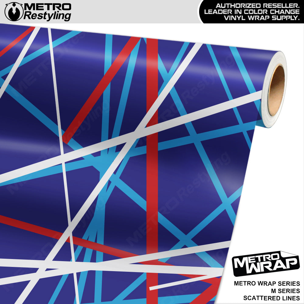 Metro Wrap Scattered Lines M Series Vinyl Film