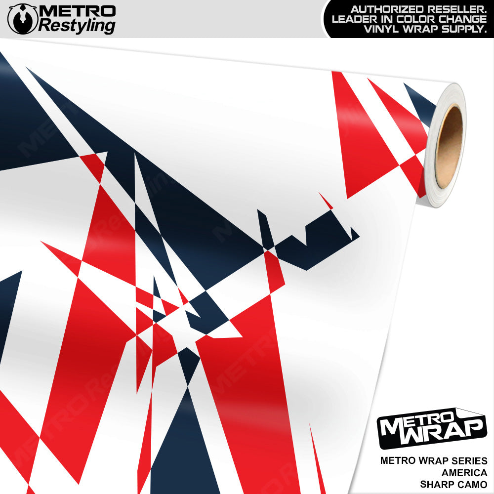 Metro Wrap Sharp America Camouflage Vinyl Film