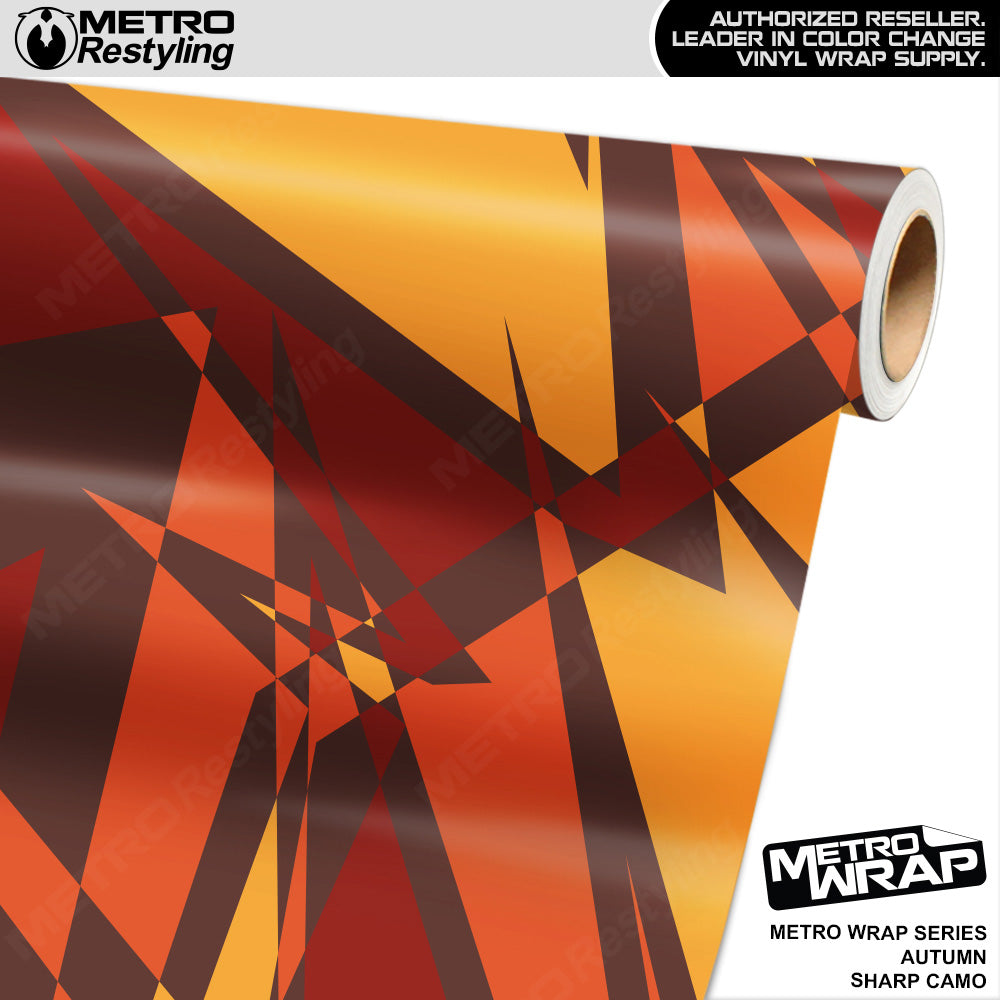 Metro Wrap Sharp Autumn Camouflage Vinyl Film