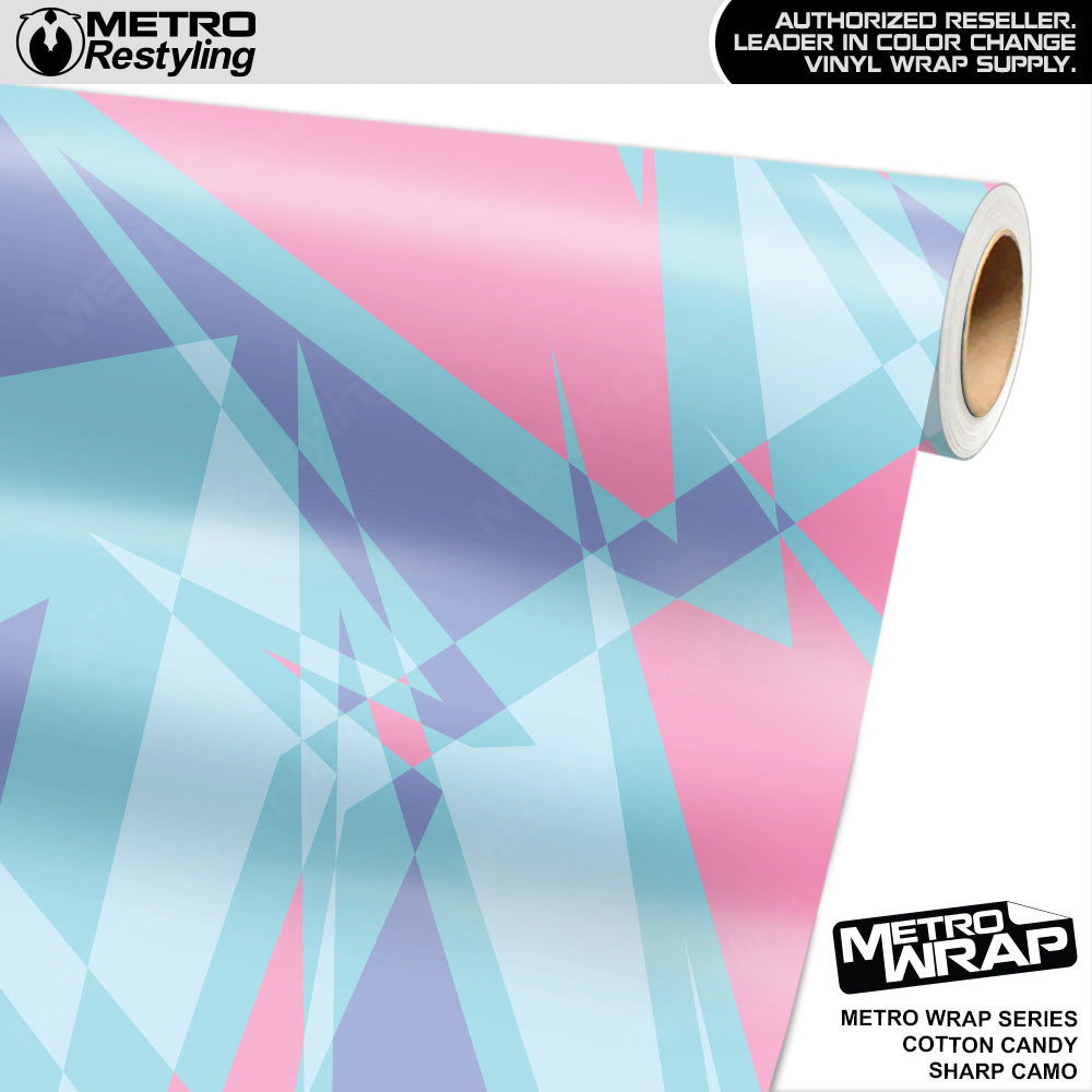 Metro Wrap Sharp Cotton Candy Camouflage Vinyl Film
