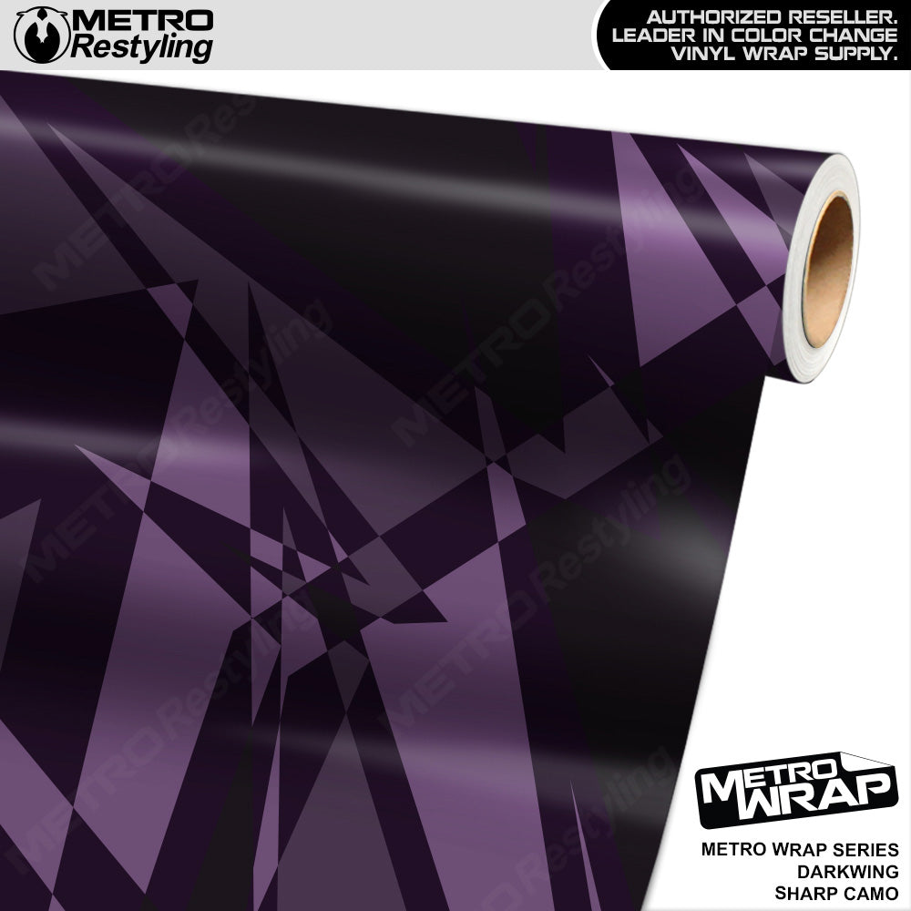 Metro Wrap Sharp Darkwing Camouflage Vinyl Film
